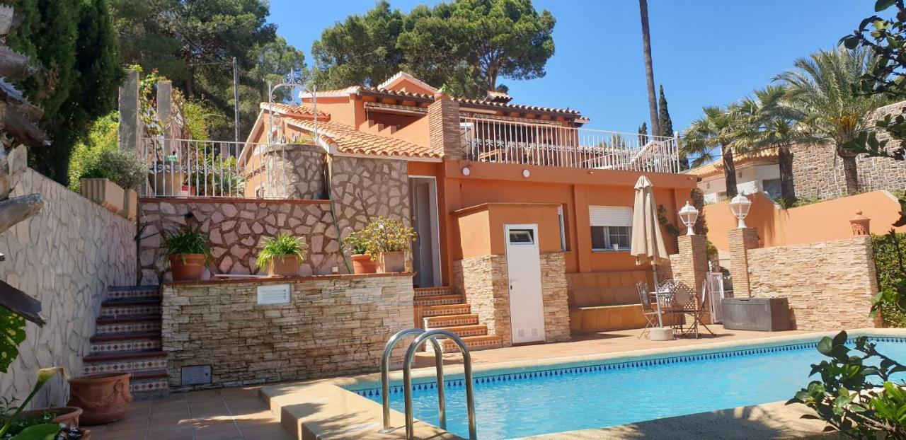 Villa En Denia Con Vistas Al Mediterraneo Zewnętrze zdjęcie